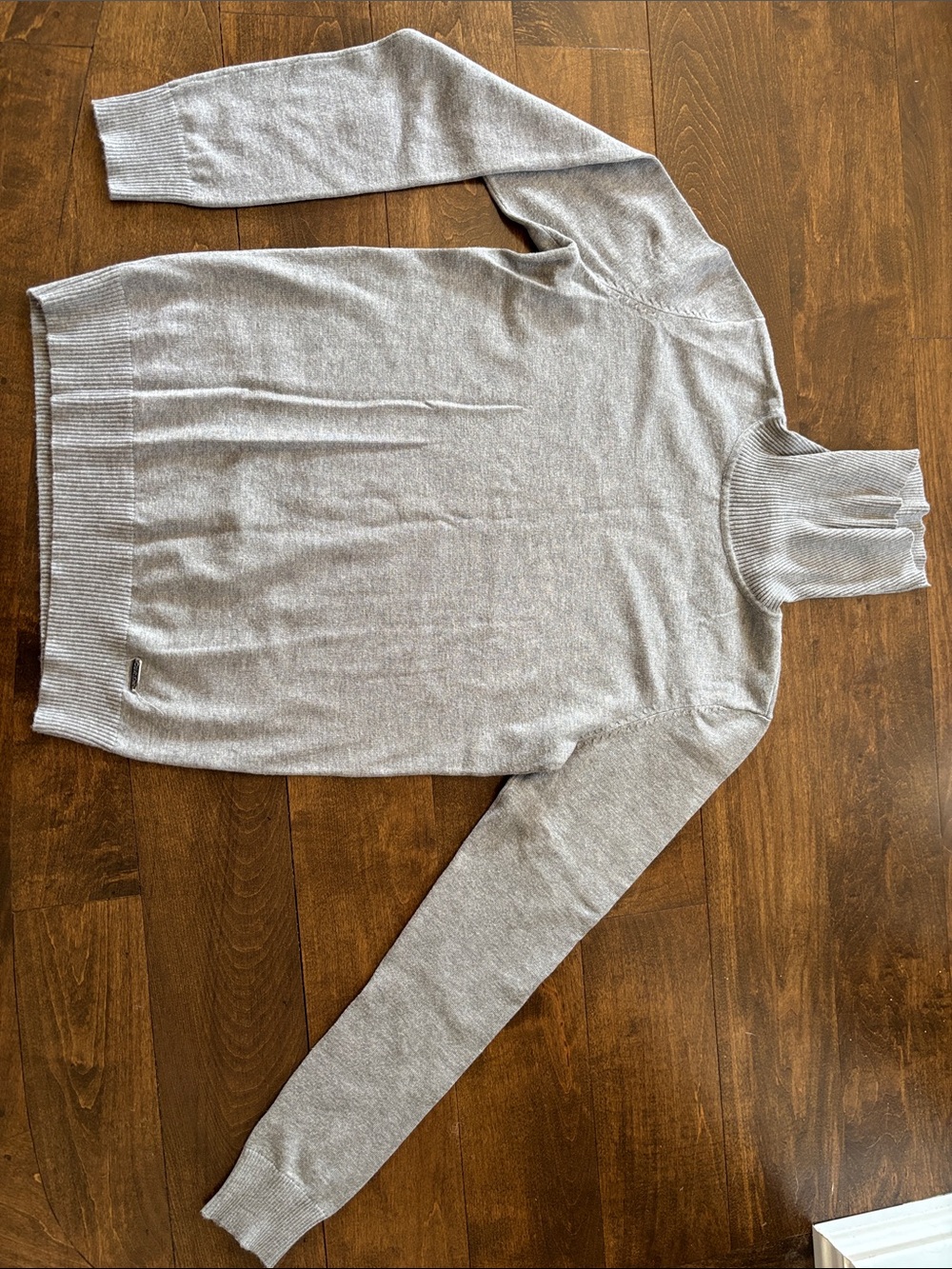 Calvin Klein Light Gray Turtleneck Sweater
